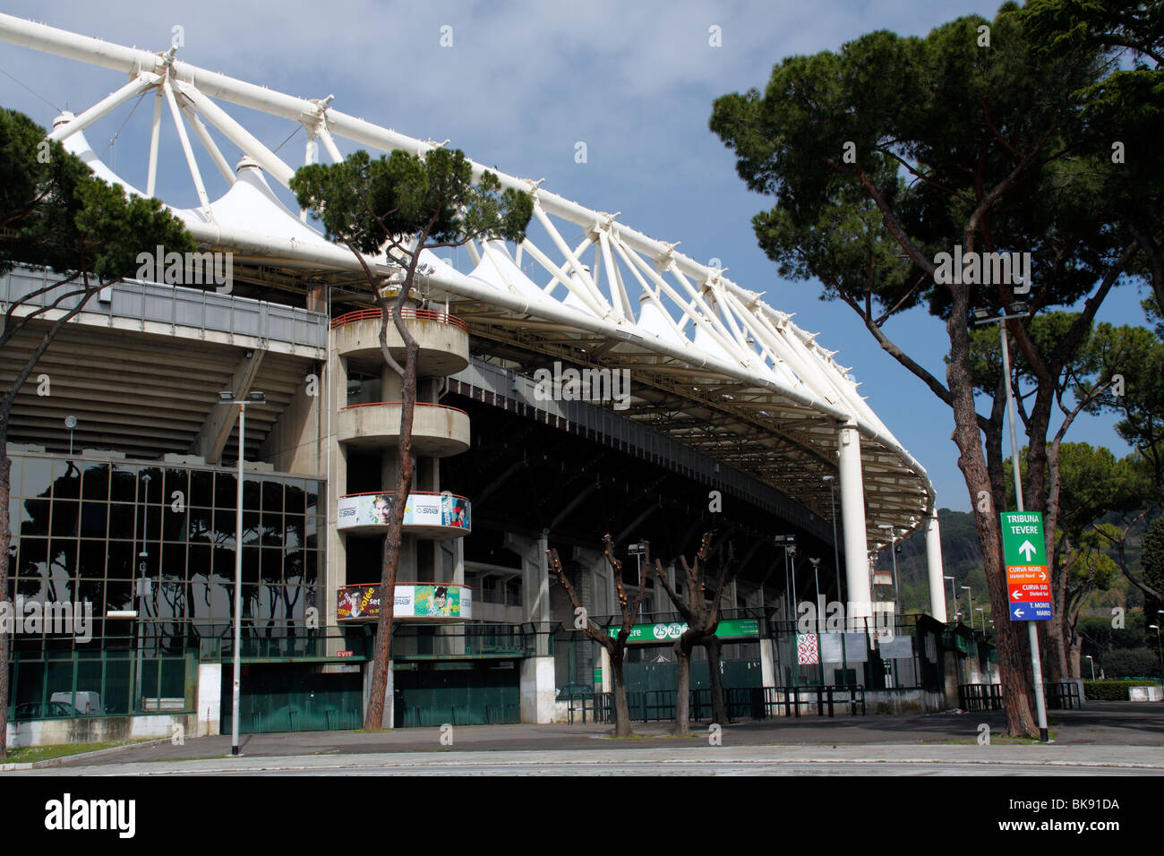 Das Stadio Olimpico (Olympiastadion) in Rom. Stockfoto