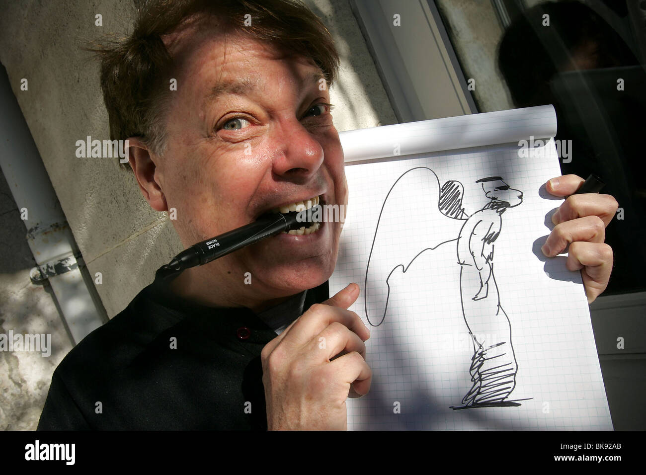 US-amerikanischer Animator und Regisseur Bill Plympton Stockfoto