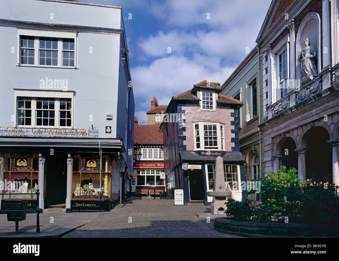 Die Crooked House Tea Rooms Und High Street Windsor Stadt