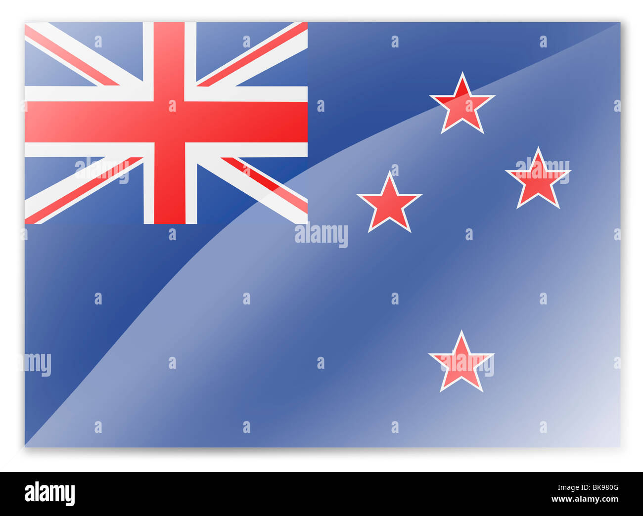 Neuseeland Fahne Stockfoto