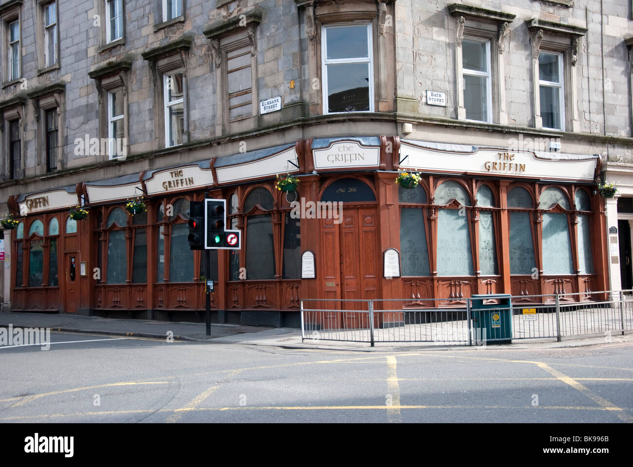 Die Griffin Gastwirtschaft Bath Street Elmbank Street Glasgow Schottland Stockfoto