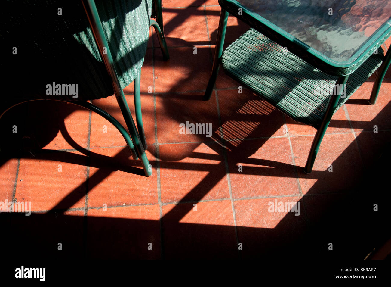 Licht und Schatten. Stockfoto