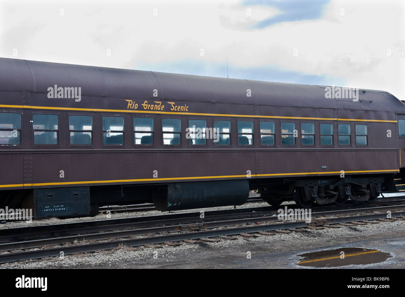 Alten Denver malerischen Rio Grande Western Railroad Pkw Stockfoto