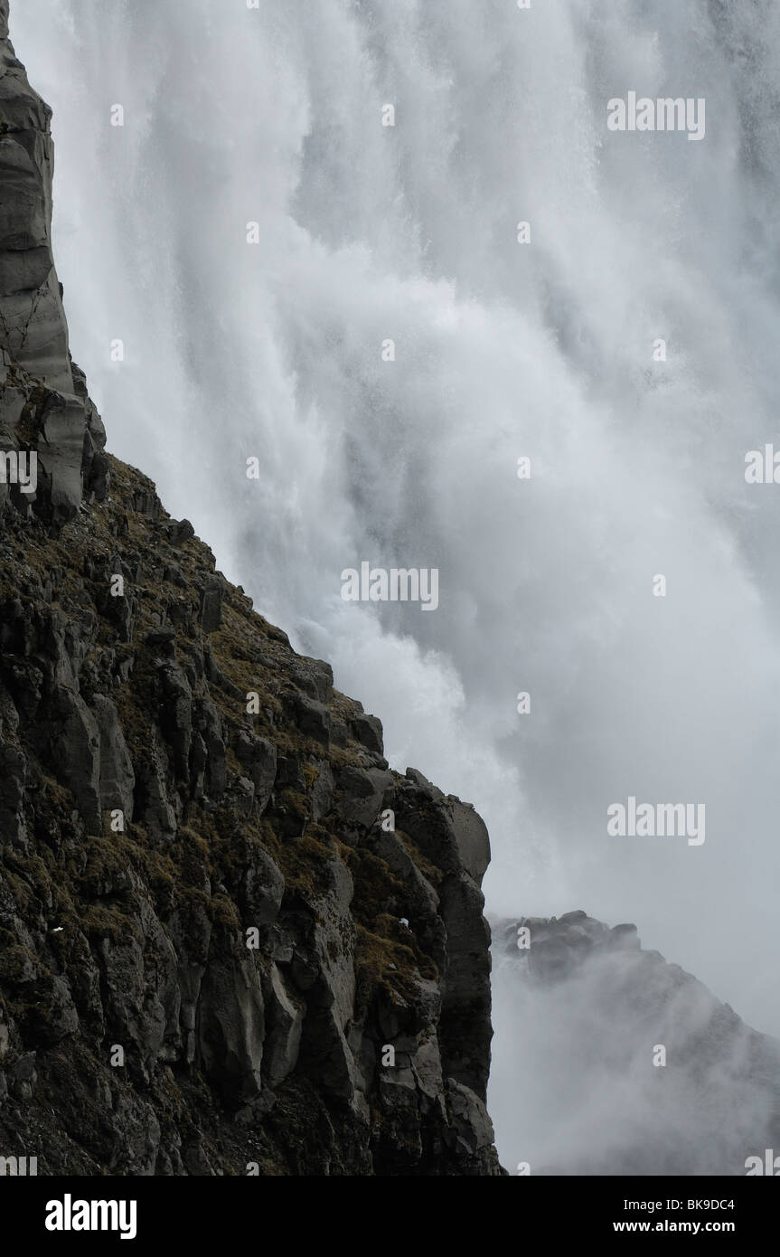 Wasserfall Dettifoss Stockfoto