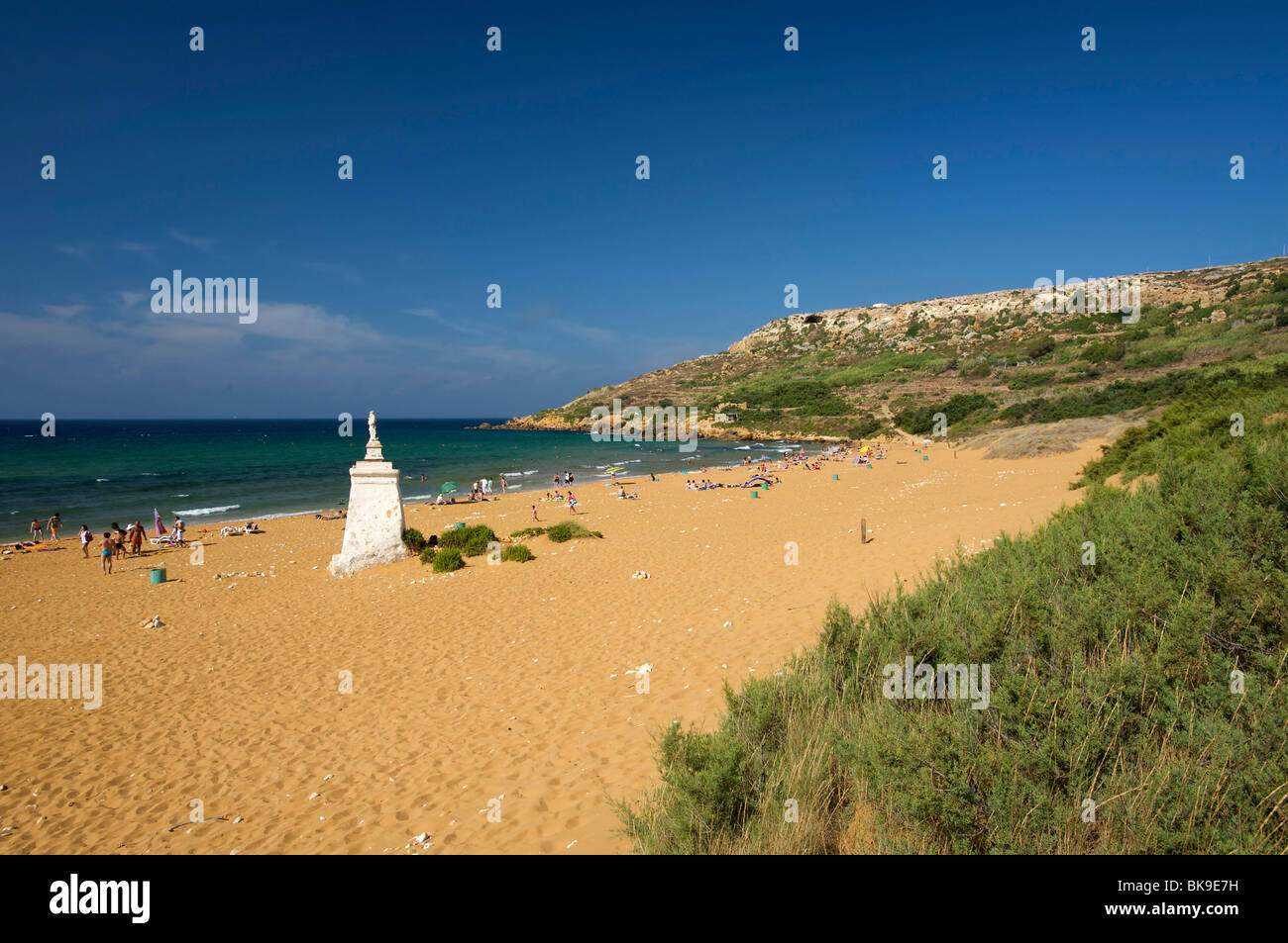 Ramla Bay auf der Insel Gozo, Malta, Europa Stockfoto