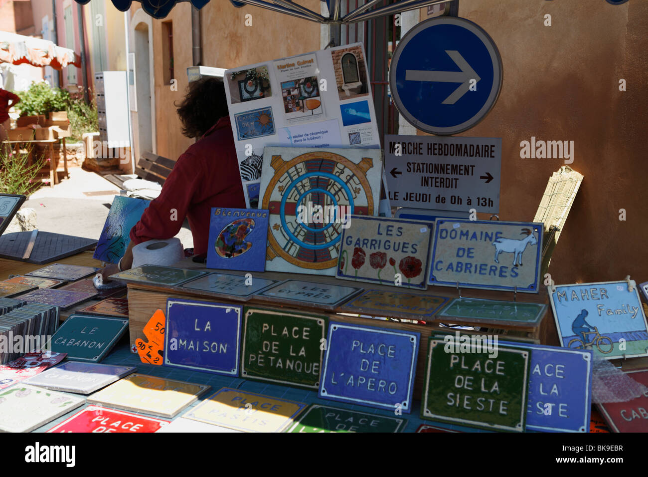 Roussillon französischen Markt Stockfoto