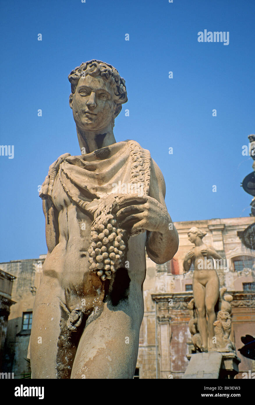 Brunnen, Palermo, Sizilien, Italien, Europa Stockfoto