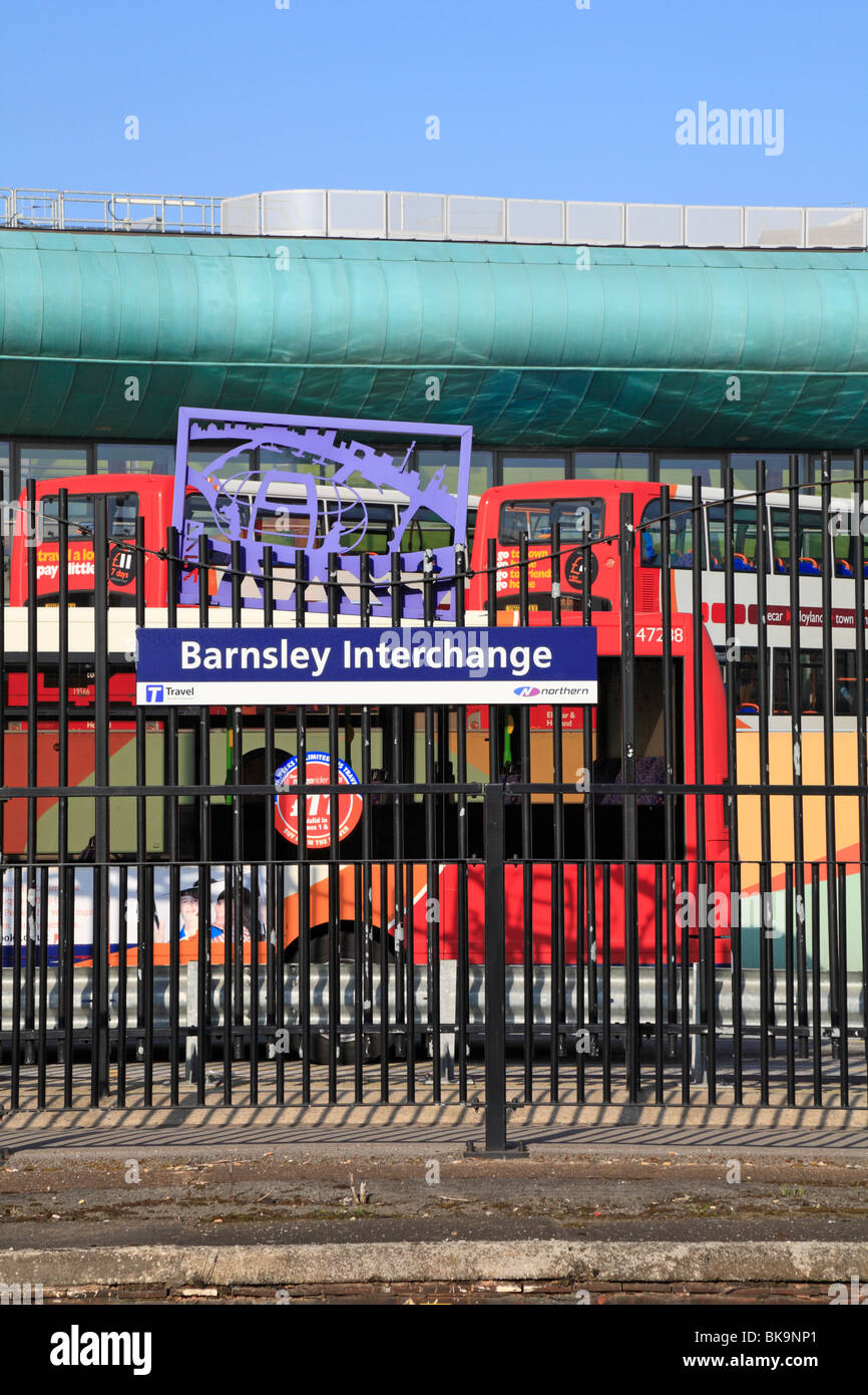 Barnsley Interchange, Barnsley, South Yorkshire, England, UK. Stockfoto