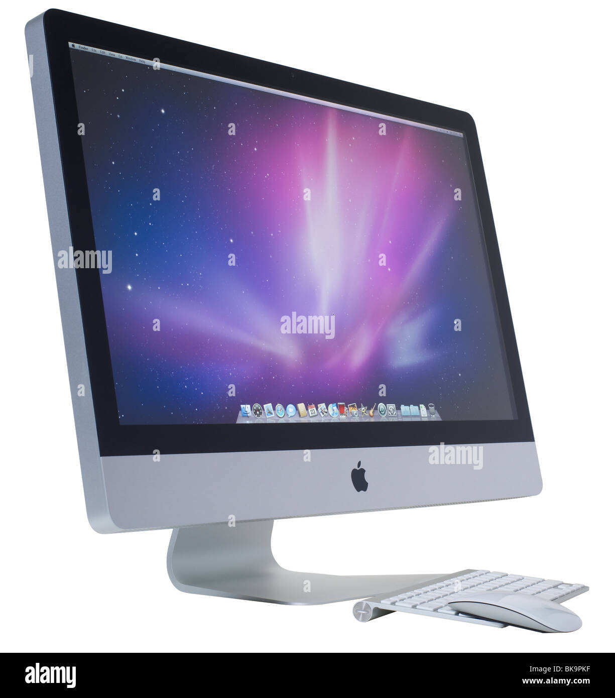 27-Zoll-Bildschirm Apple iMac computer Stockfoto