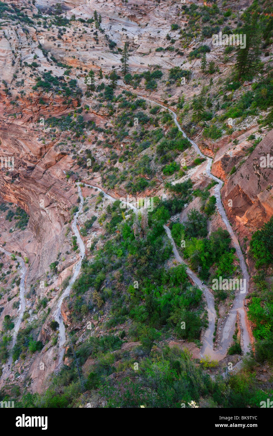 Malerische Aussicht auf Hidden Canyon Klippen im Zion Nationalpark, Utah, USA Stockfoto