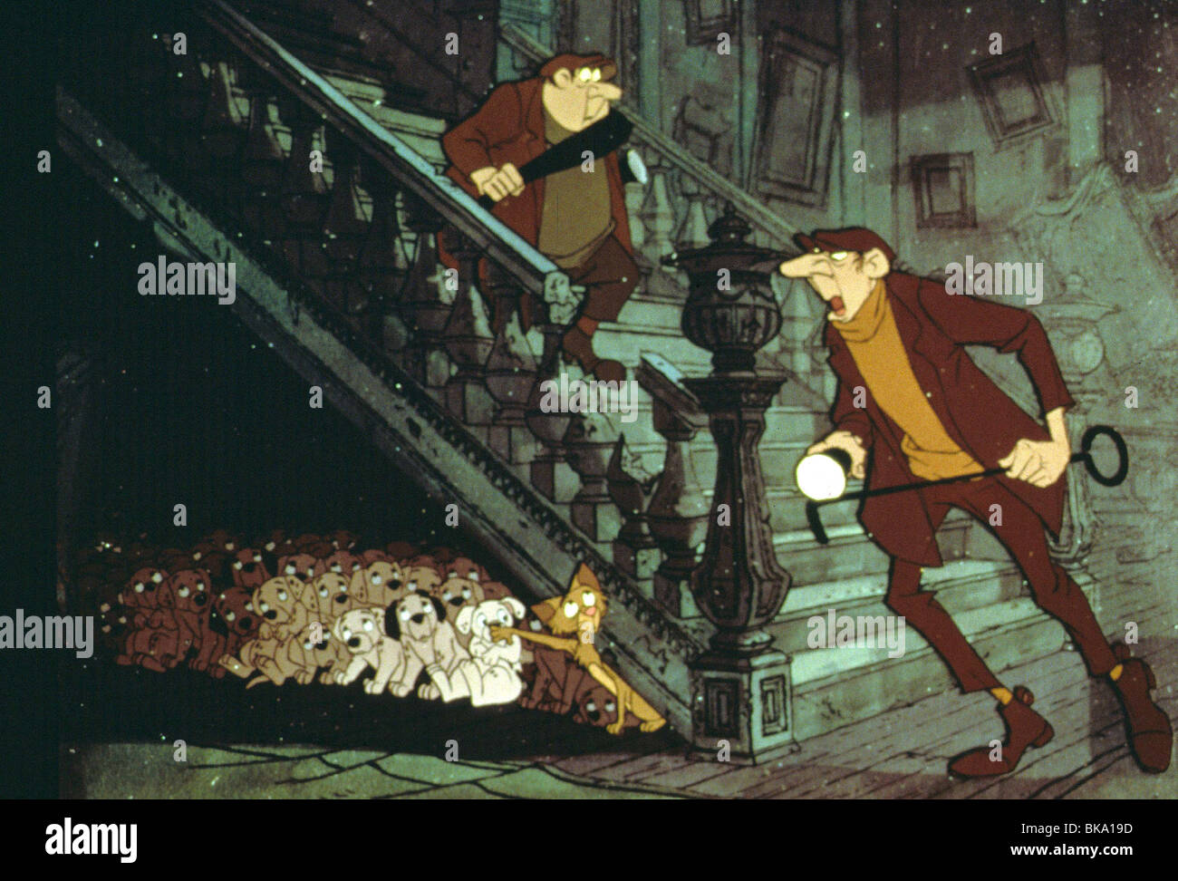 101 DALMATINER (ANI - 1961) ANIMIERTE CREDIT DISNEY OOD 003 Stockfoto