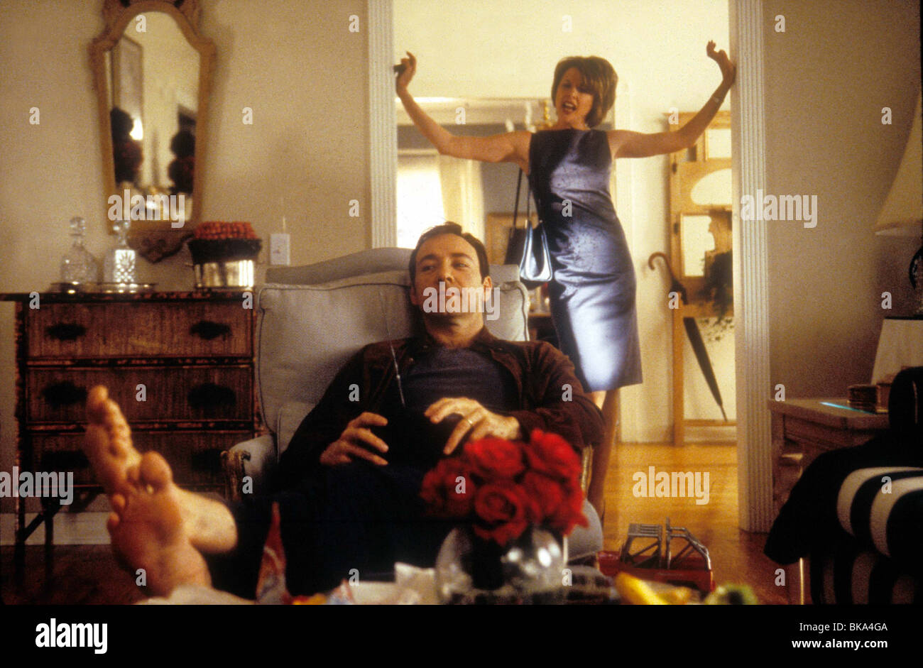 AMERICAN BEAUTY (1999) KEVIN SPACEY, ANNETTE BENING AMBE 010 Stockfoto