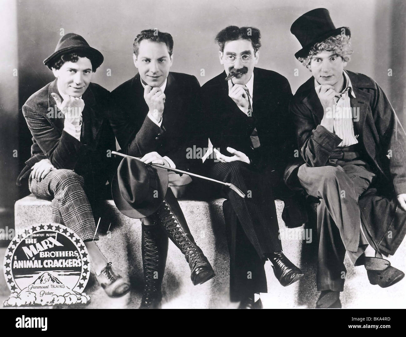 ANIMAL CRACKERS (1930) MARX BROTHERS CHICO MARX, GROUCHO MARX, HARPO