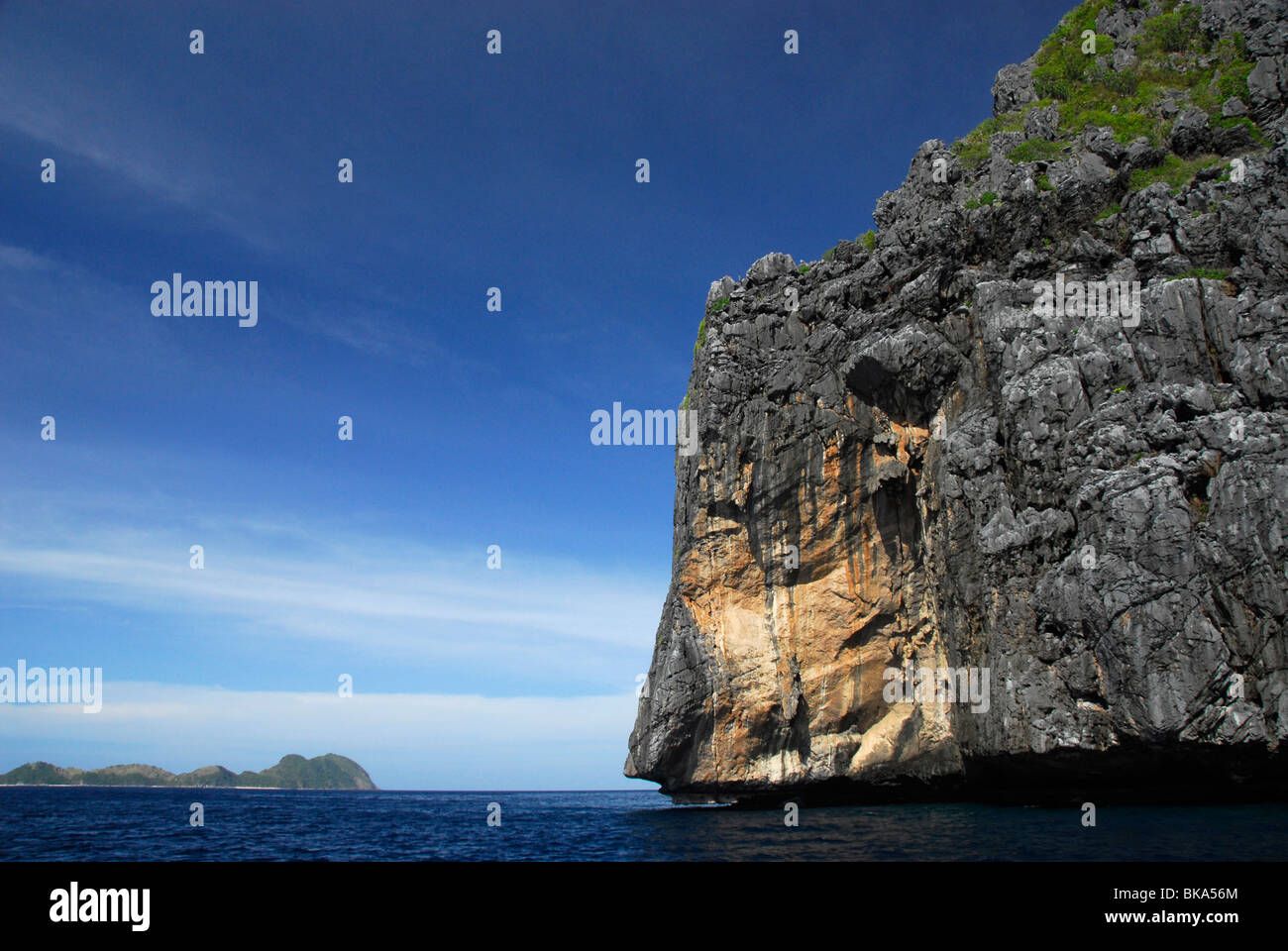 Insel in der Nähe von El Nido, Palawan, Philippinen, Südostasien Stockfoto