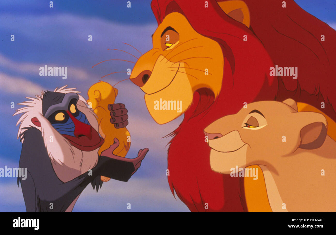 Der König der Löwen-Jahr: 1994 Regie: Roger Allers-Rob Minkoff Animation Stockfoto