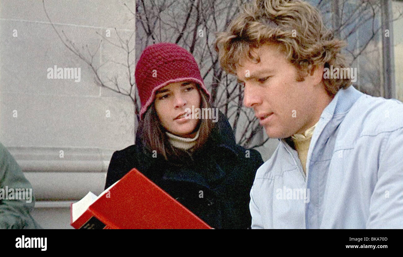 Liebe Geschichte Jahr: 1970 Regie: Arthur Hiller Ryan O' Neal, Ali MacGraw Stockfoto