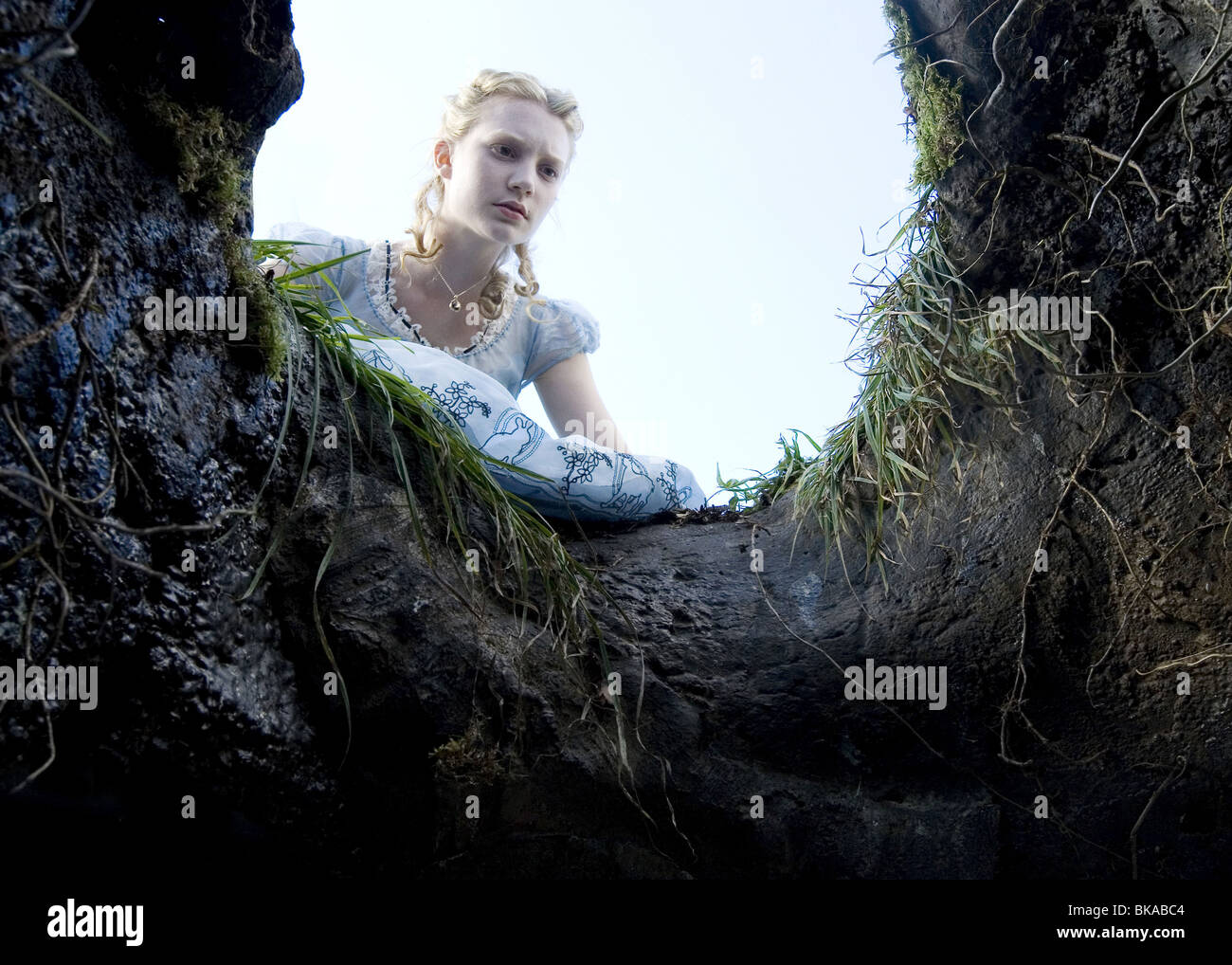 Alice im Wunderland-Jahr: 2010 - USA Regie: Tim Burton Mia Wasikowska, Stockfoto