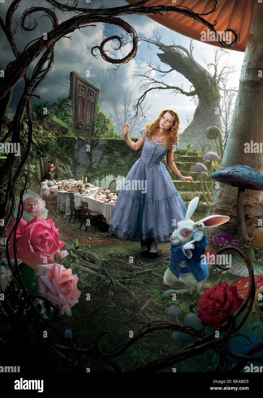 Alice im Wunderland-Jahr: 2010 - USA Regie: Tim Burton Mia Wasikowska Stockfoto