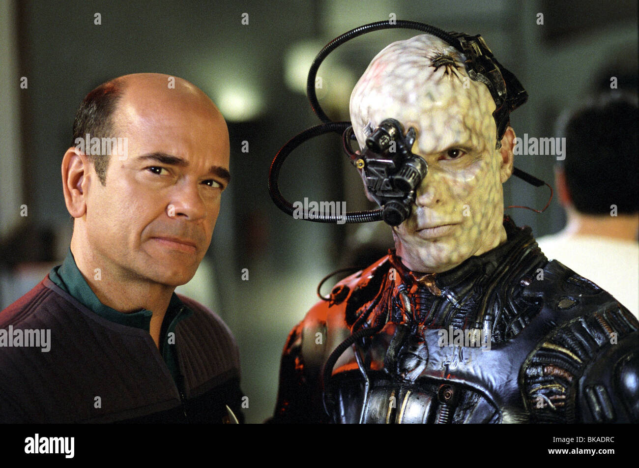 SternTrek: Erster Kontakt Jahr: 1996 USA Regie: Jonathan Frakes Robert Picardo Stockfoto