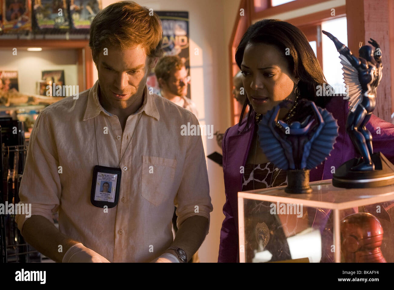 Dexter TV Serie 2006 -??? -USA 2007 - Staffel 2, Episode 5-The Dark Defender Regisseur Keith Gordon Michael C. Hall, Stockfoto