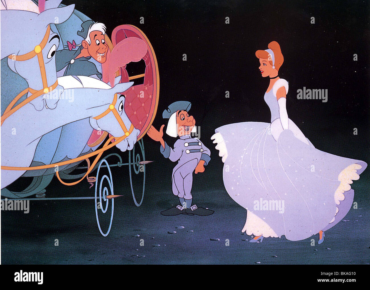 CINDERELLA (ANI - 1950) ANIMIERTE CREDIT DISNEY CIN 003FOH Stockfoto