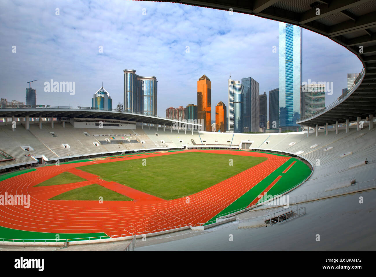 Guangzhou Tianhe Sportzentrum, Guangdong, China Stockfoto