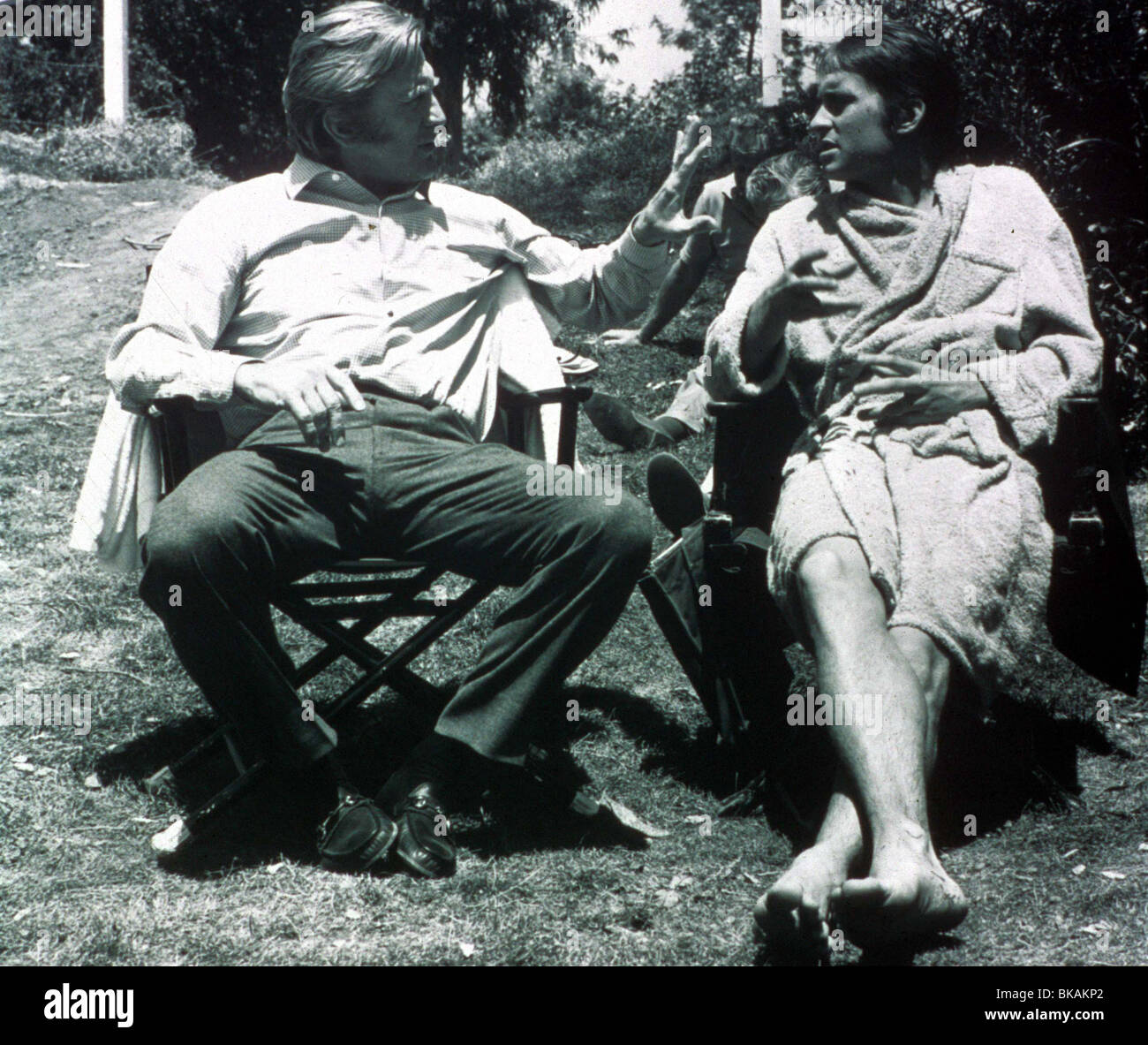 KIRK DOUGLAS PORTRAIT MICHAEL DOUGLAS KDOG 022 Stockfoto