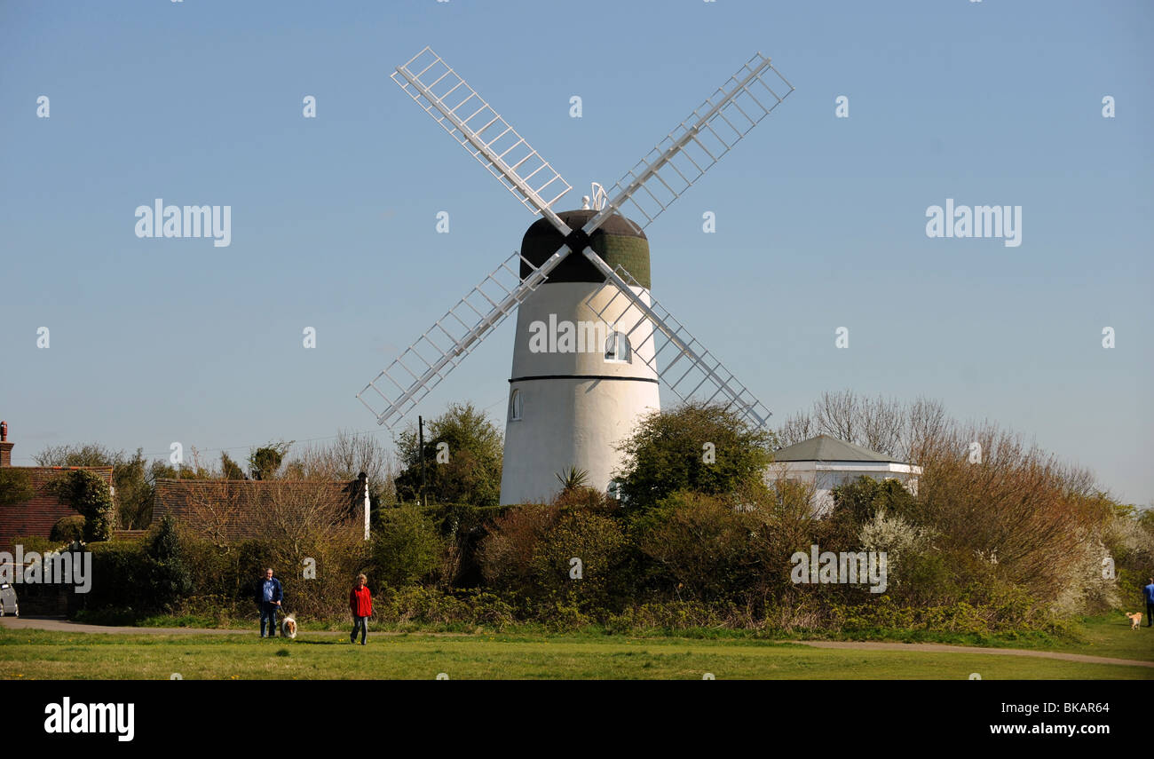 Die Patcham Windmühle nördlich von Brighton UK Stockfoto