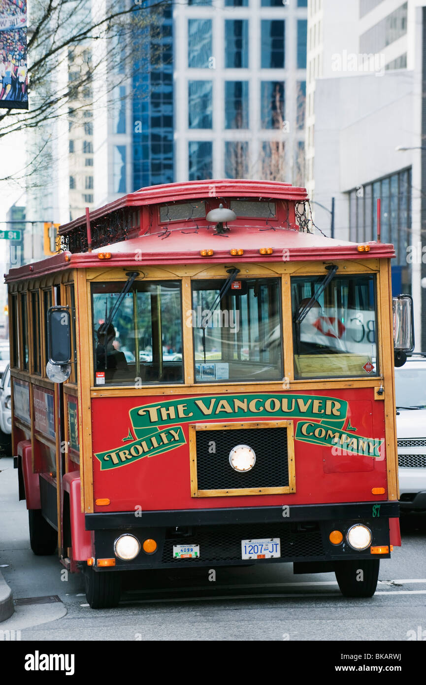 Die Vancouver Trolley Company Vancouver British Columbia Kanada  Stockfotografie - Alamy