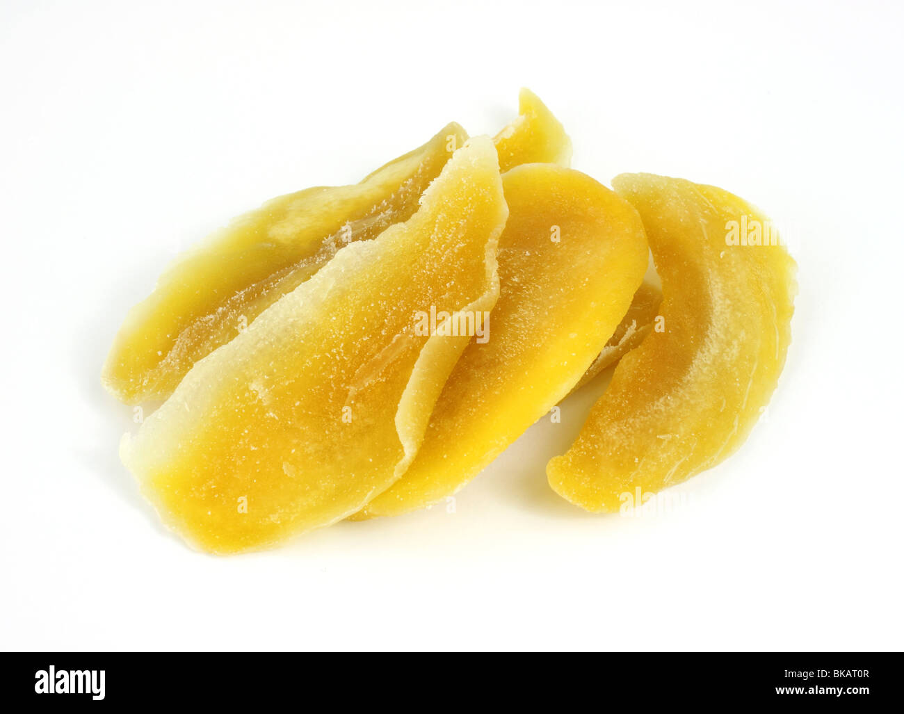 Getrocknete Mango Scheiben Stockfoto