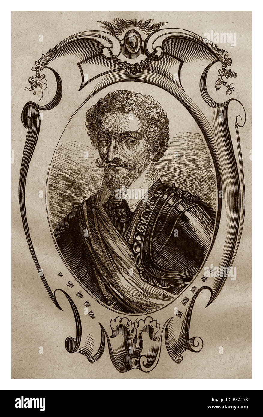 Charles de Gontault, Herzog und Marschall von Biron (1562-1602): Admiral und Peer von Frankreich. Stockfoto