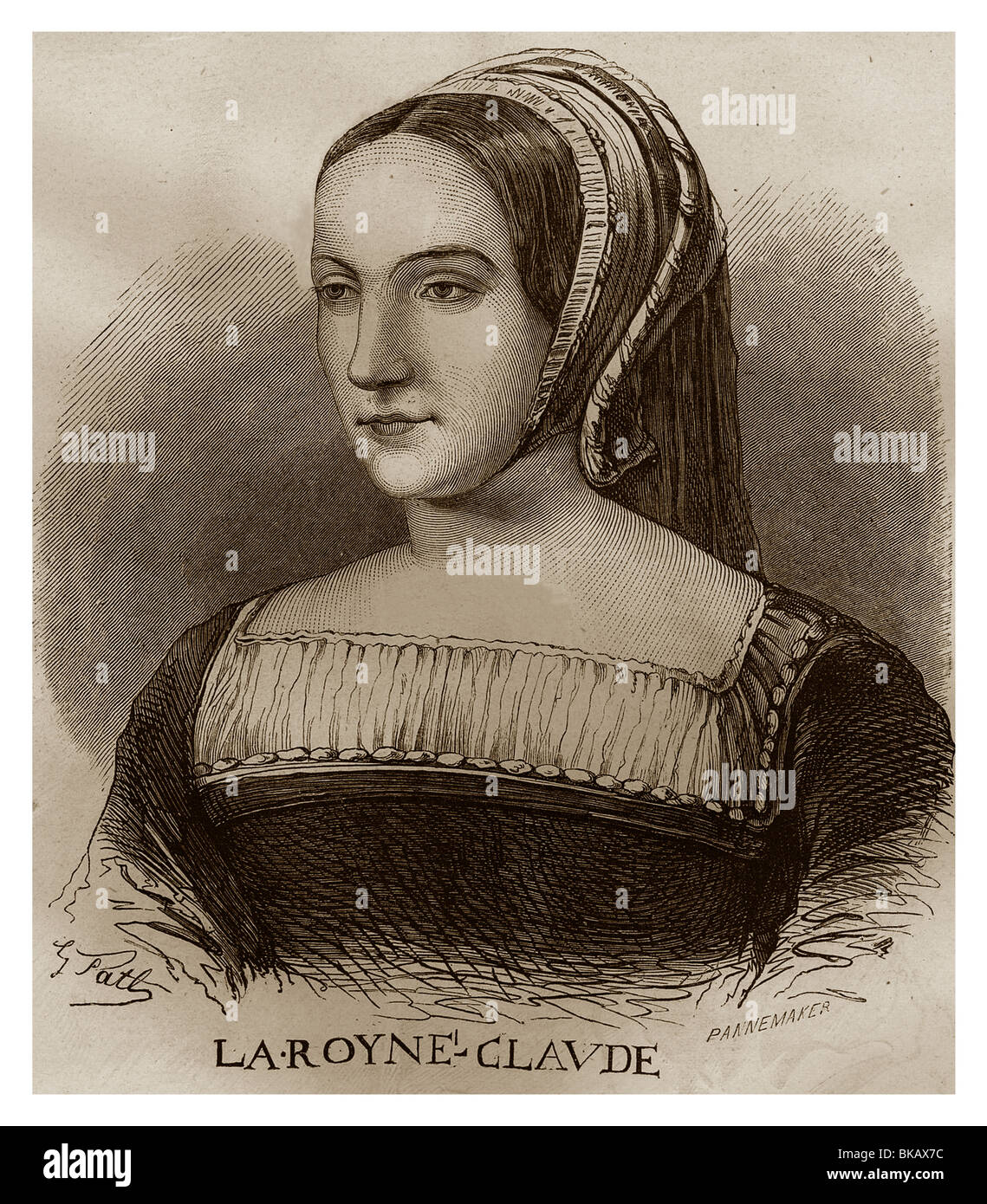 Claude von Frankreich (1499-1524): Königin-Gemahl von Frankreich von 1515 bis 1524. Stockfoto