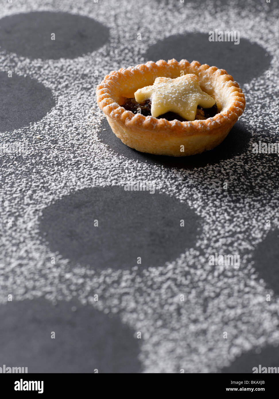 Hackfleisch-Kuchen auf Backblech Stockfoto