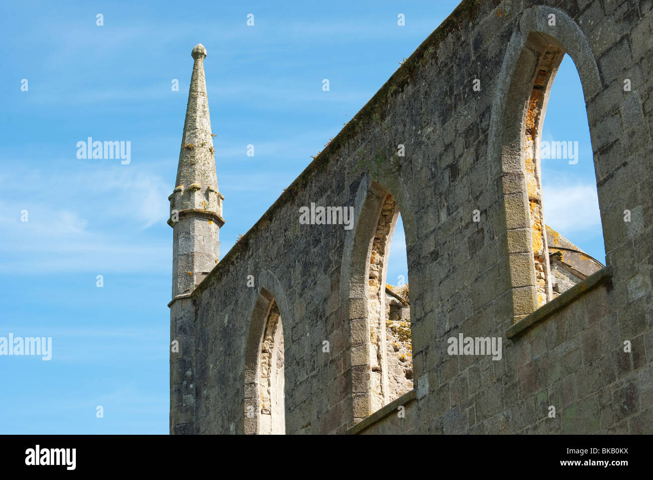 Str. Tag alte Kirche, Str. Tag Cornwall Stockfoto