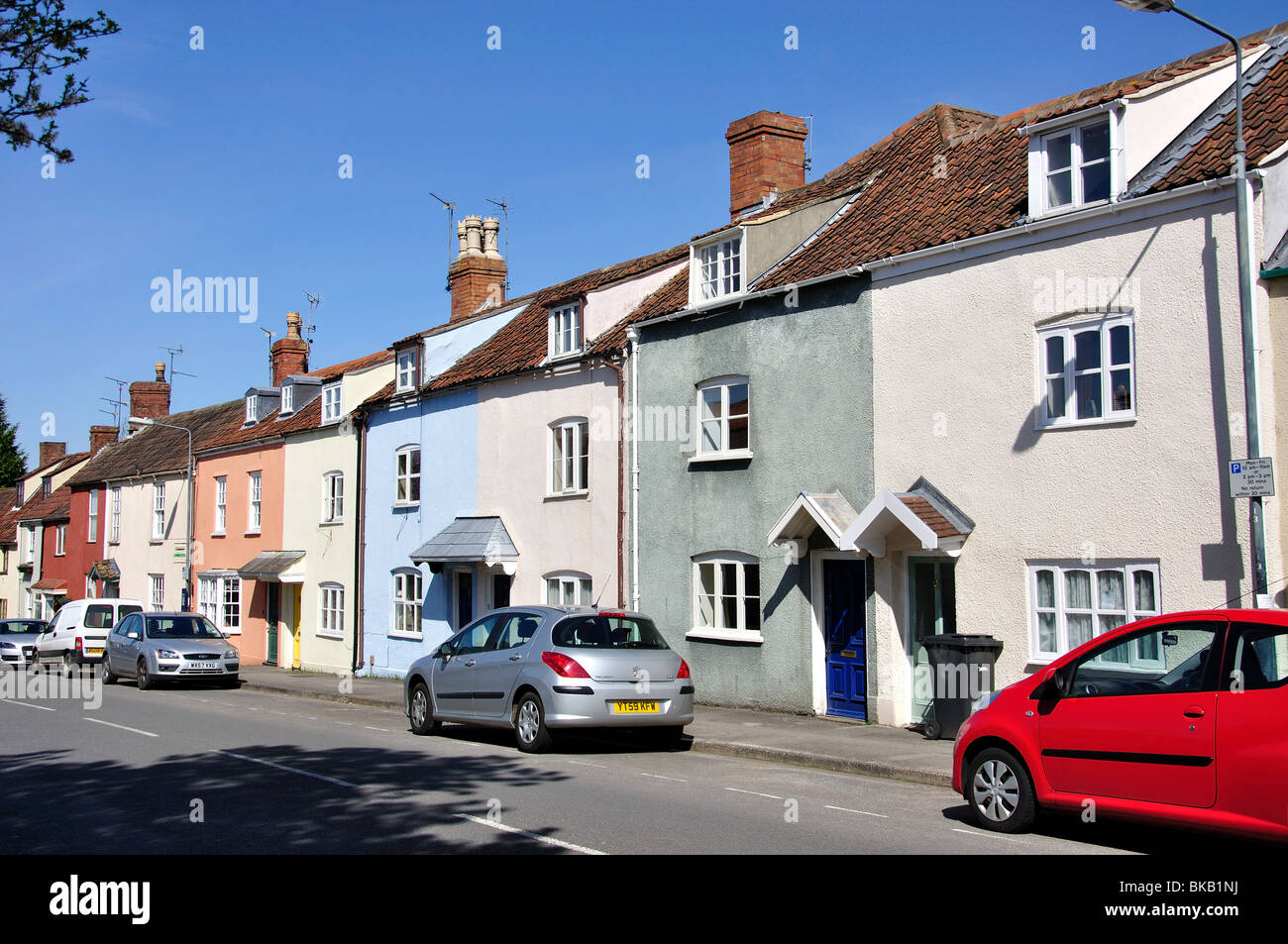 Castle Street, Thornbury, Gloucestershire, England, Vereinigtes Königreich Stockfoto