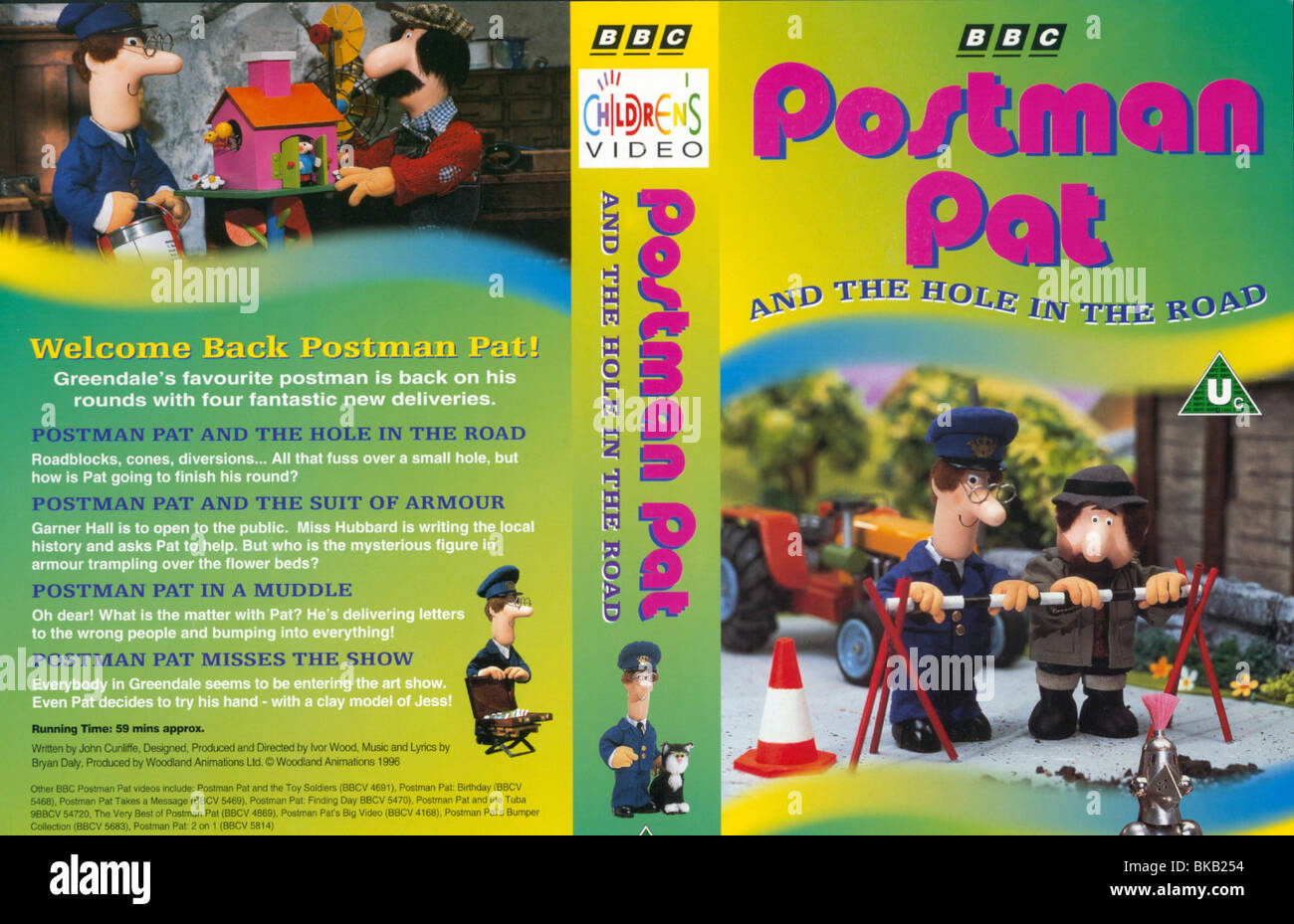 POSTBOTE PAT (TV) Stockfoto