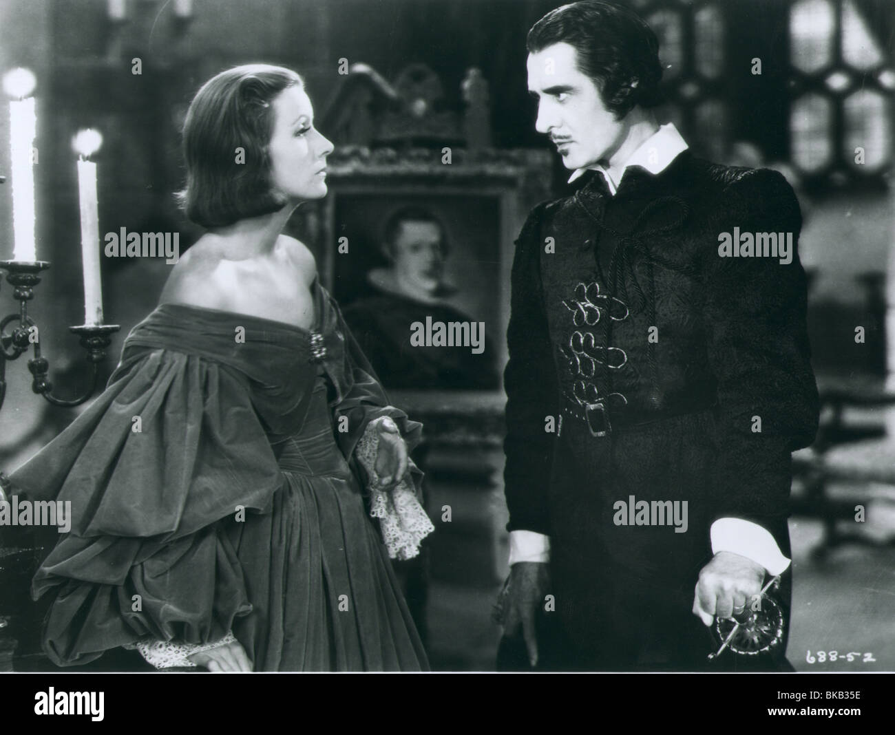 KÖNIGIN CHRISTINE (1933) GRETA GARBO, JOHN GILBERT QCHR 004 P Stockfoto