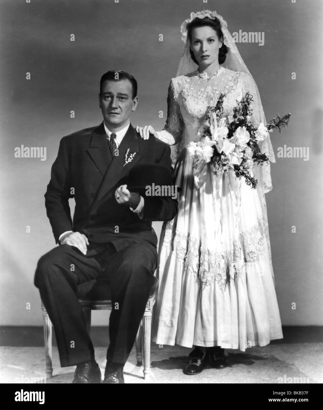 Der Ruhige Mann 1952 John Wayne Maureen O Hara Qitm 006p Stockfotografie Alamy