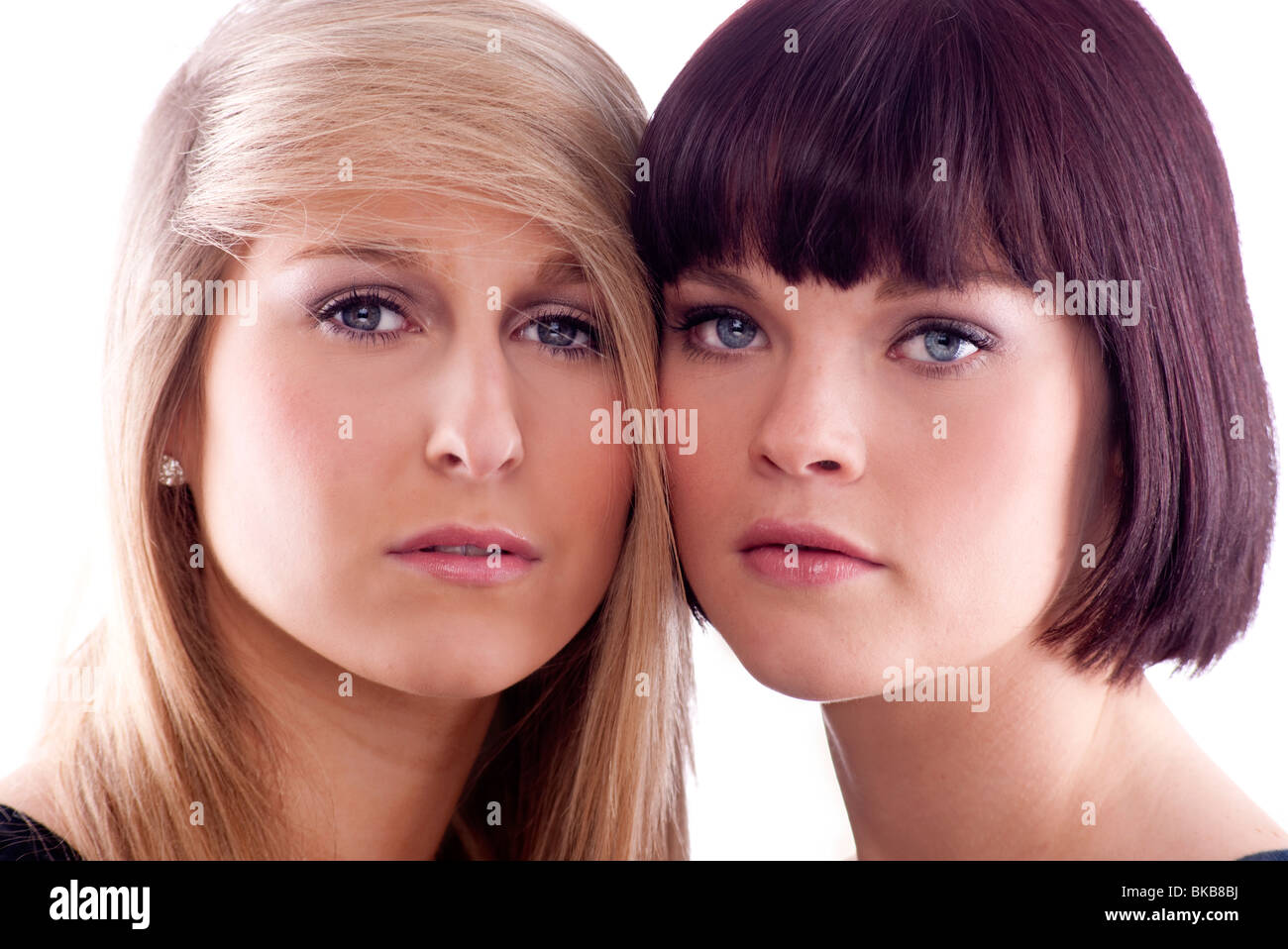 zwei junge Frauen Stockfoto