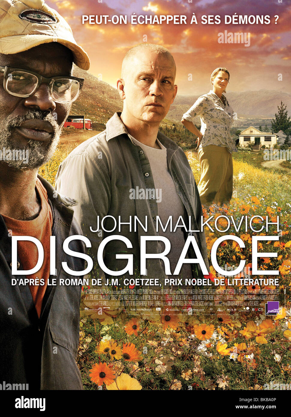 Schande Jahr: 2008 Regie: Steve Jacobs Eric Ebouaney, John Malkovich, Jessica Haines Movie Poster (Fr) Stockfoto