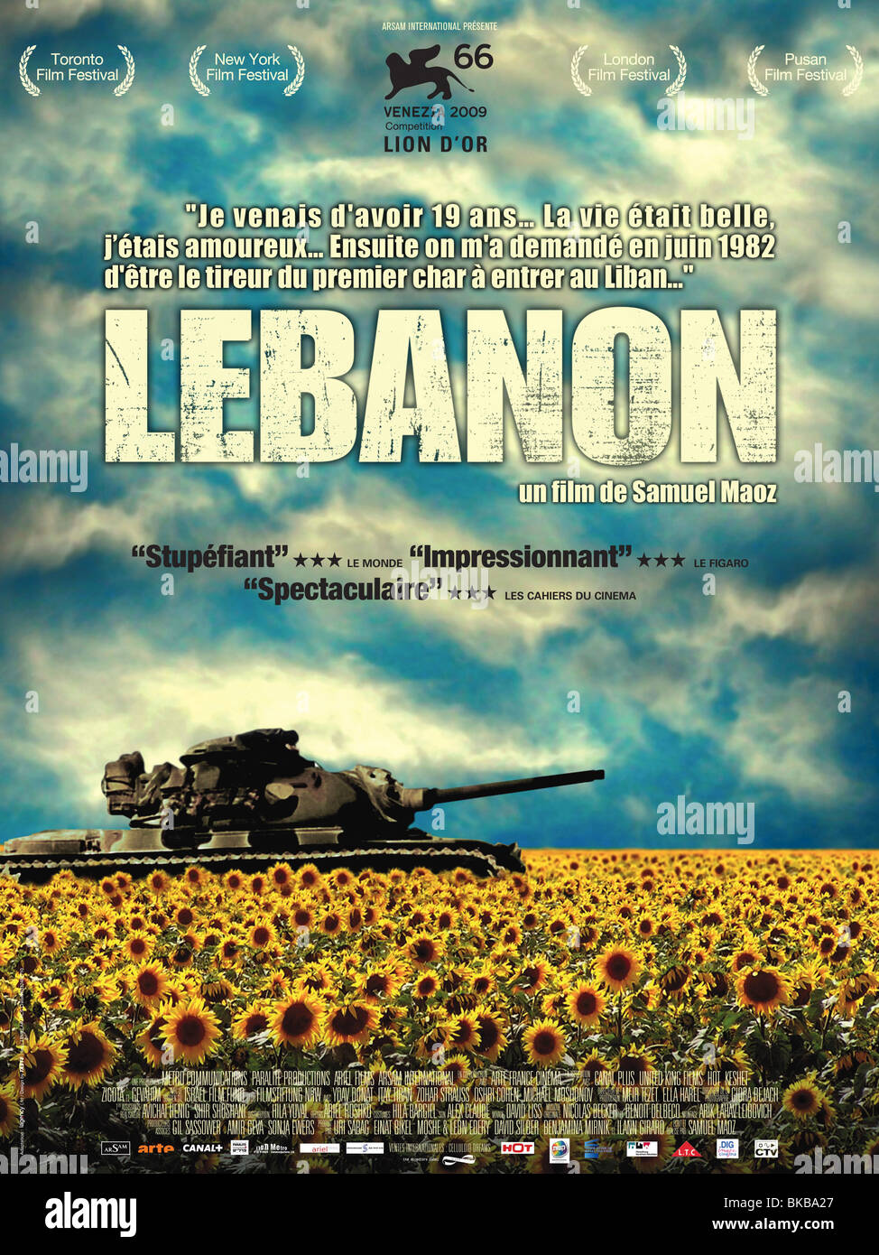 Libanon Jahr: 2009 Regie: Samuel Maoz Movie Poster (Fr) Stockfoto