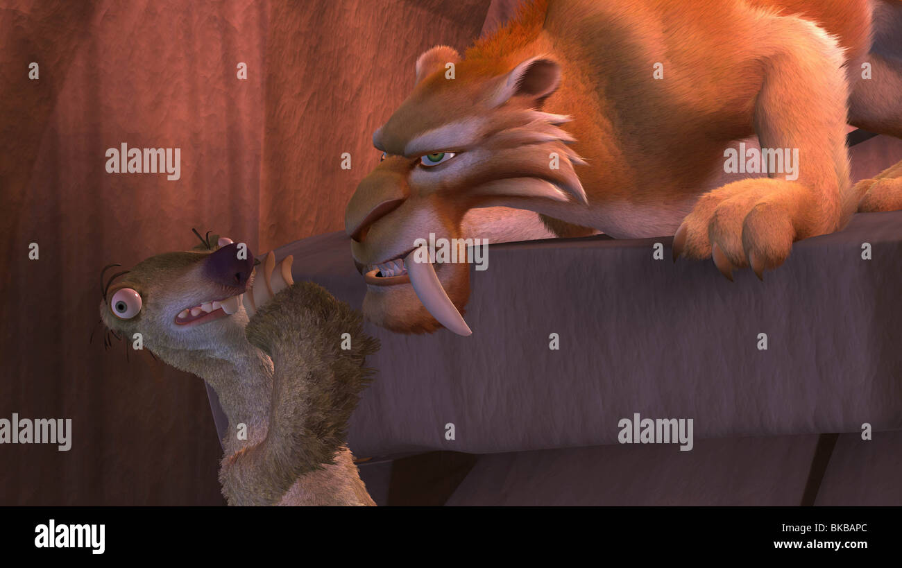 ICE AGE-2002 ANIMATION Stockfoto