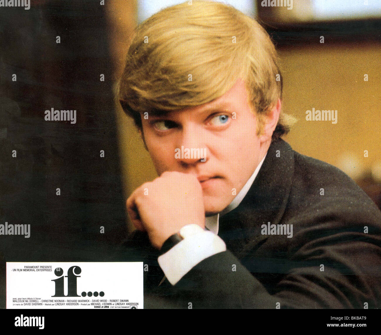 Wenn-1968 MALCOLM McDOWELL Stockfoto