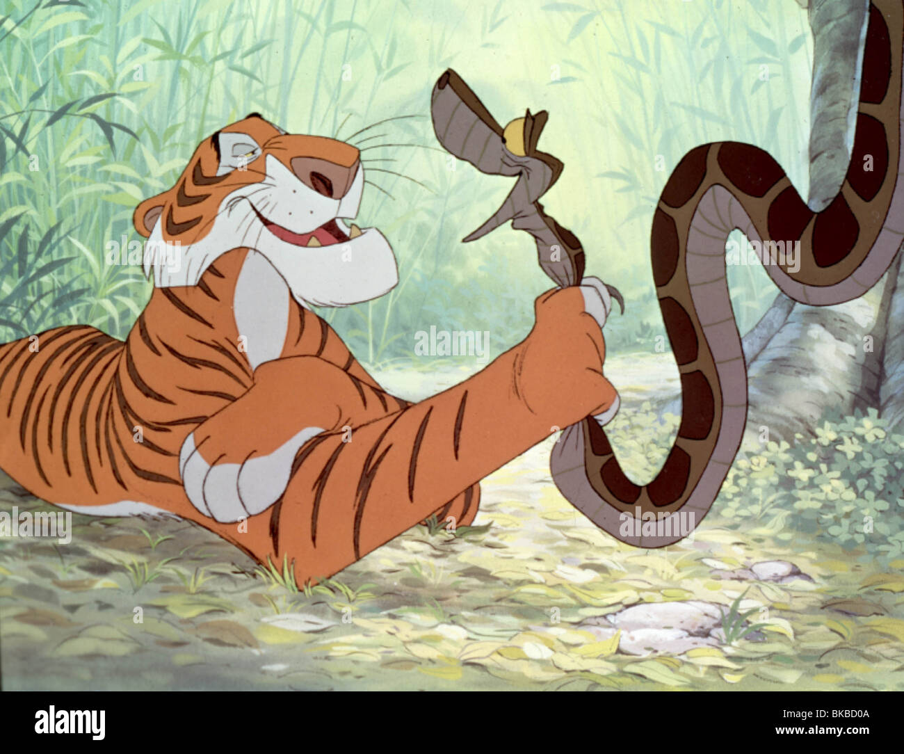 DAS DSCHUNGELBUCH (ANI - 1967) ANIMIERTE CREDIT DISNEY JNGL 001 OS Stockfoto