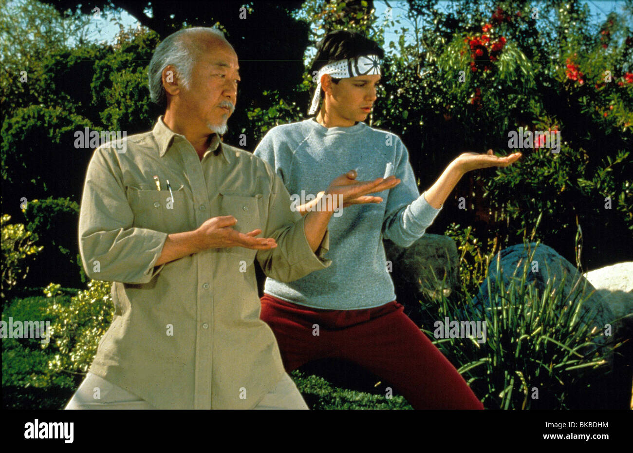 Ralph macchio pat morita the karate kid iii Fotos und Bildmaterial in