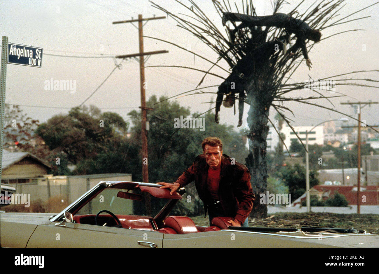 LAST ACTION HERO (1993) ARNOLD SCHWARZENEGGER LAHR 191 Stockfoto