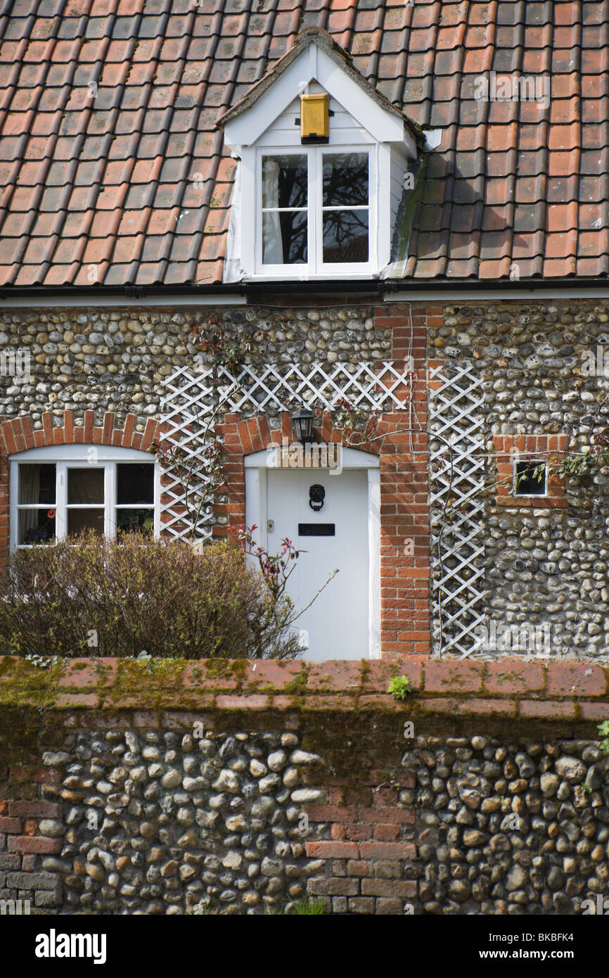 Eine Steinhütte in Suffolk, England Stockfoto