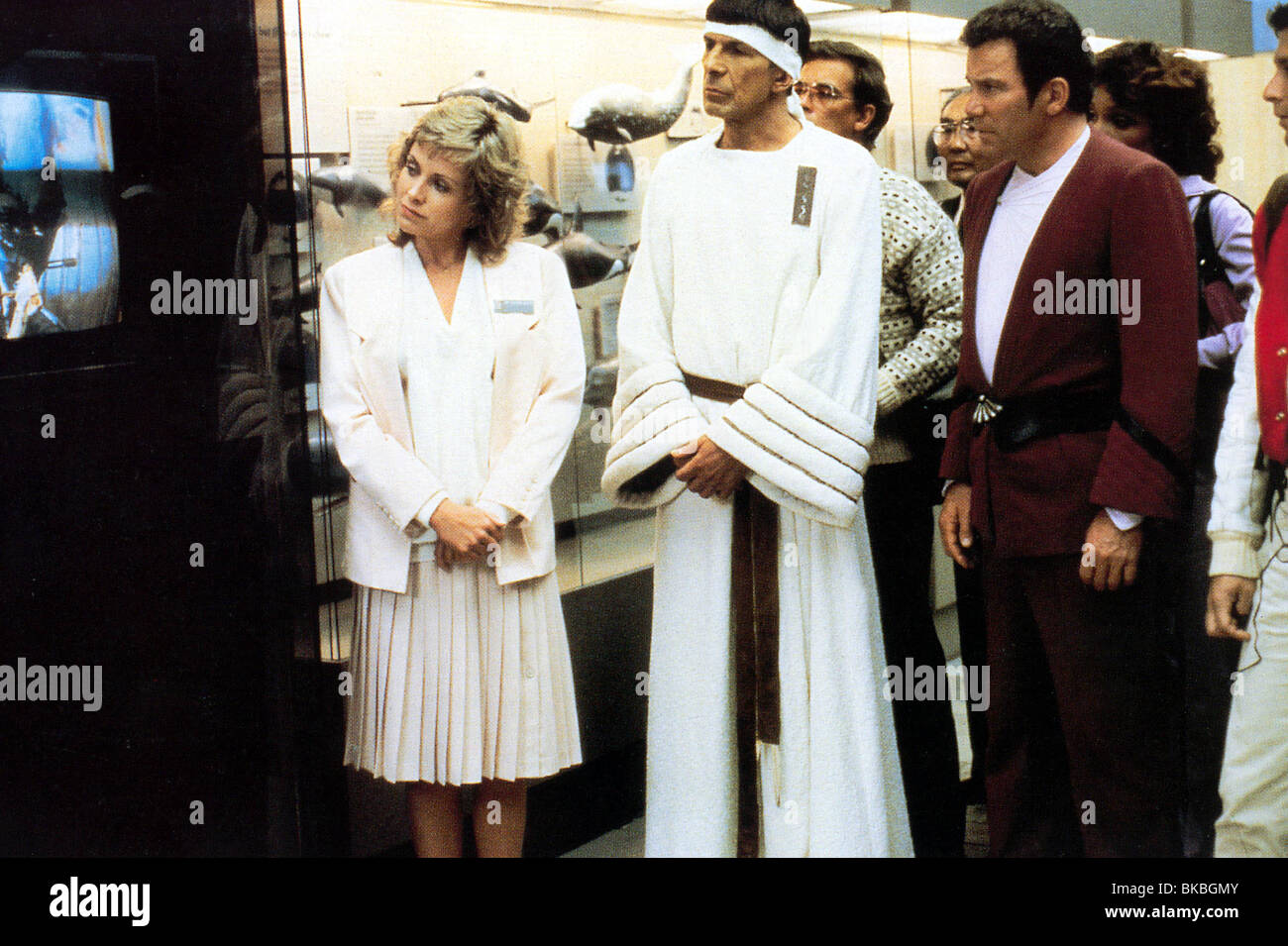 STAR TREK IV: DIE REISE NACH HAUSE (1986) CATHERINE HICKS, LEONARD NIMOY, WILLIAM SHATNER ST4 002 FOH Stockfoto