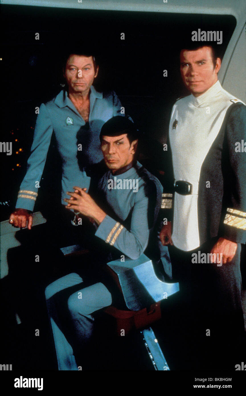 STAR TREK I: THE MOTION PICTURE (1979), DeFOREST KELLEY, LEONARD NIMOY, WILLIAM SHATNER STMP 004 L Stockfoto