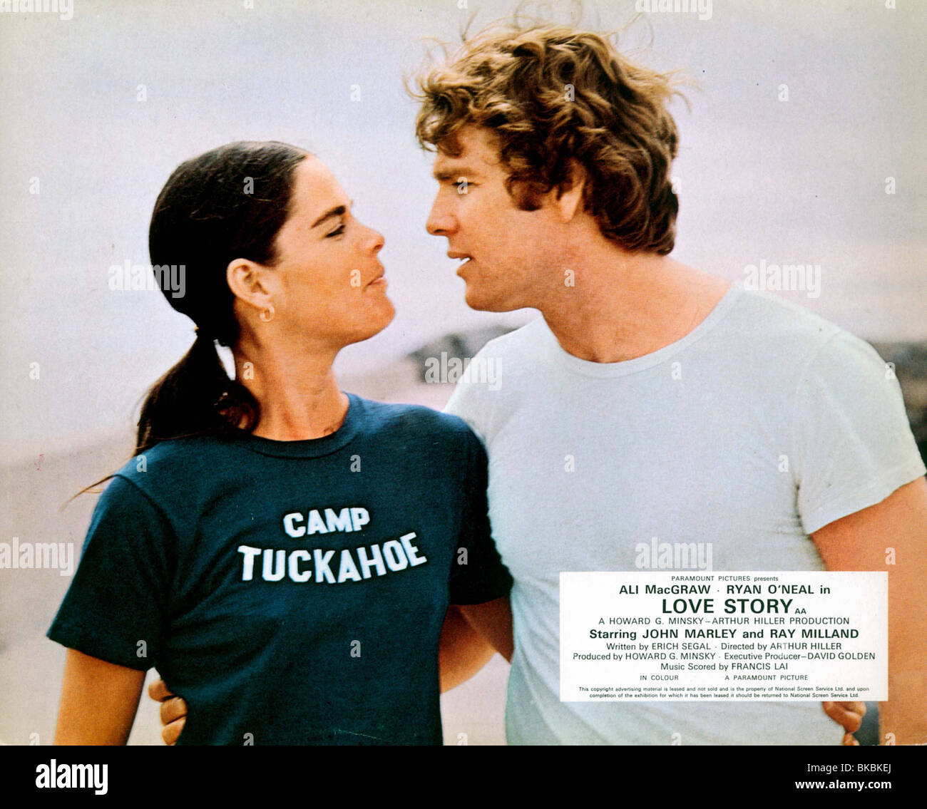 LIEBE GESCHICHTE ALI MACGRAW, RYAN O' NEAL LFEN 001FOH Stockfoto